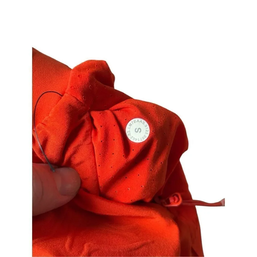 Lululemon Fast And Free Shorts‎ size S 5” Airflow Orange